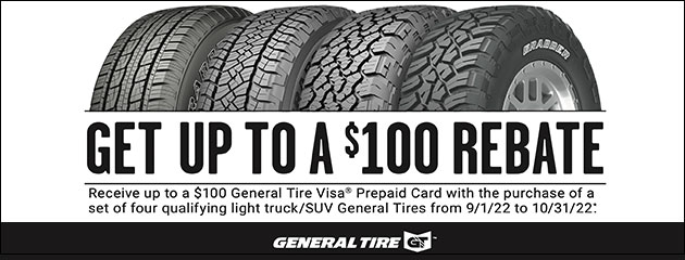 General Tire Rebate - $100